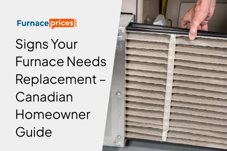 Signs Your Furnace Needs Replacement – Canadian Homeowner Guide