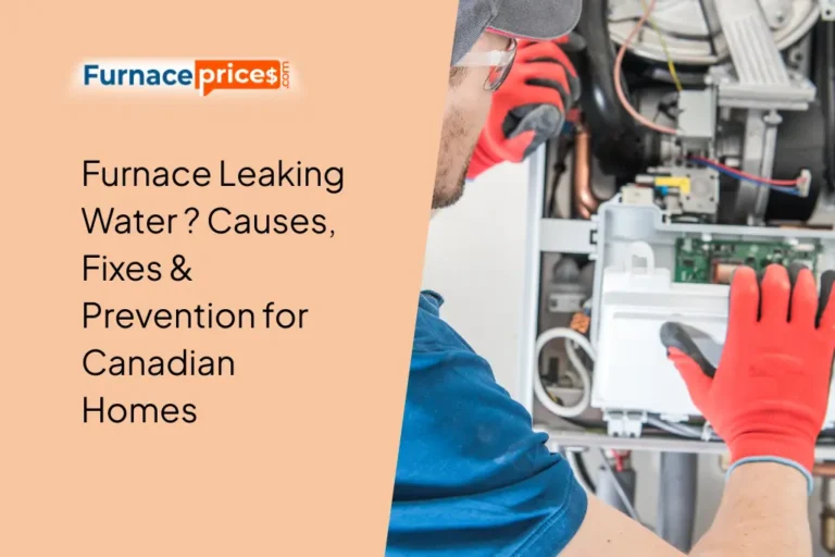 Furnace Leaking Water? Causes, Fixes & Prevention for Canadian Homes