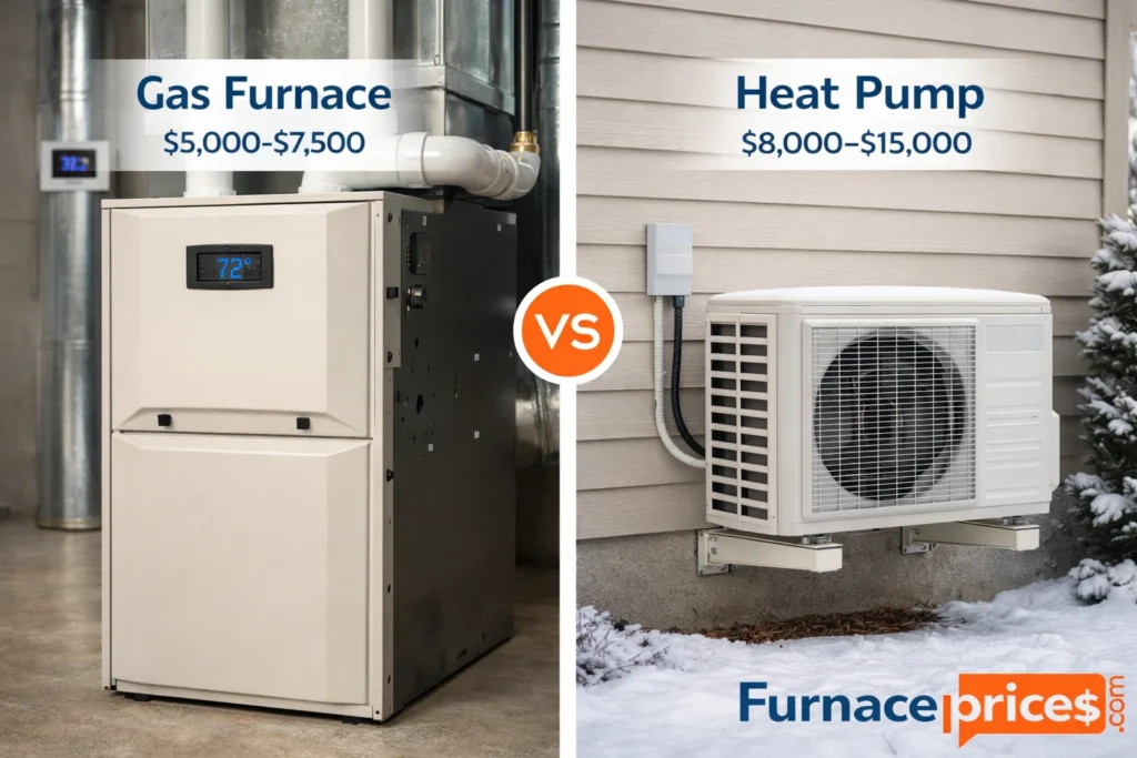 Air source heat pump outdoor unit installed at Hamilton home