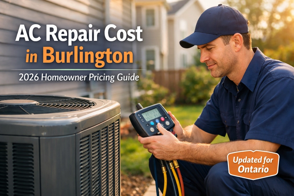AC repair cost in Burlington Ontario 2026 guide for homeowners