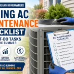 Spring AC Maintenance Checklist for Canadian Homeowners